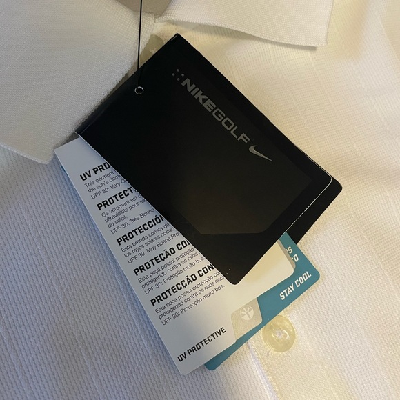 Nike Stoli Stolichnaya Vodka Custom Embroidered  Golf  Polo White Men’s XL NWT - Picture 3 of 13